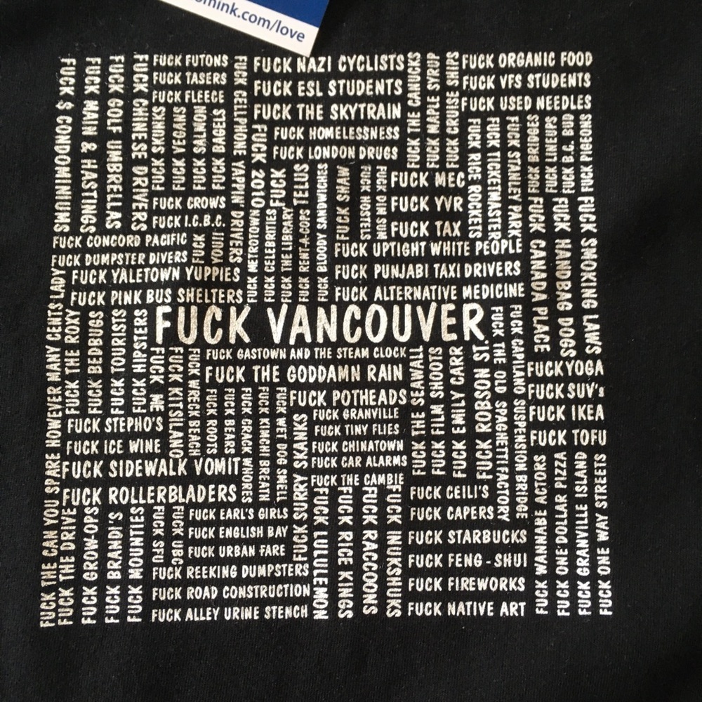 ★SOLD★Vancouver Funny T-shirt - Picture 1 of 4